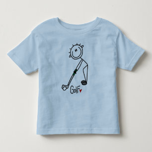 Basic Stick Figure Golf T-shirts and Gifts