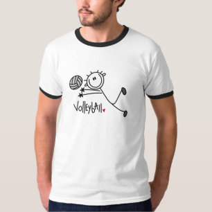 Basic Stick Figure Volleyball Tshirts and Gifts