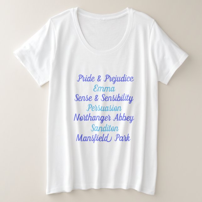 Basic T-Shirt full of Adventure Plus Size T-Shirt (Design Front)