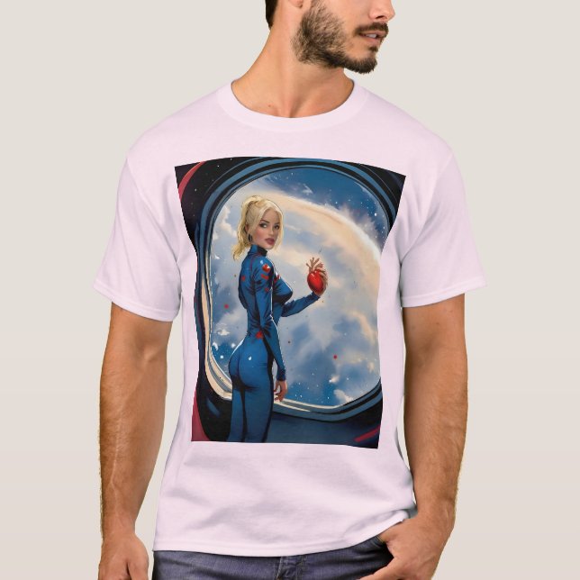 Basic T-Shirt"Love, to the moon and back" T-Shirt (Front)