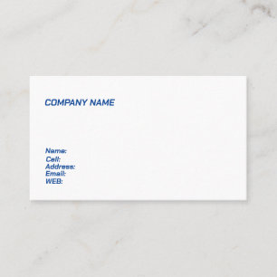 BASIC TEMPLATE BUSINESS CARD
