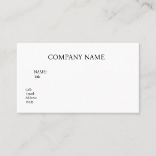 BASIC TEMPLATE BUSINESS CARD