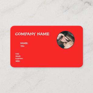 BASIC TEMPLATE BUSINESS CARD HAIR SALON