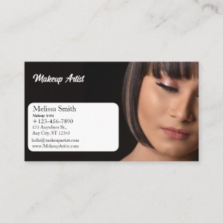 BASIC TEMPLATE BUSINESS CARD MAKEUP ARTIST