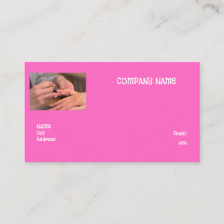 BASIC TEMPLATE BUSINESS CARD MANICURE