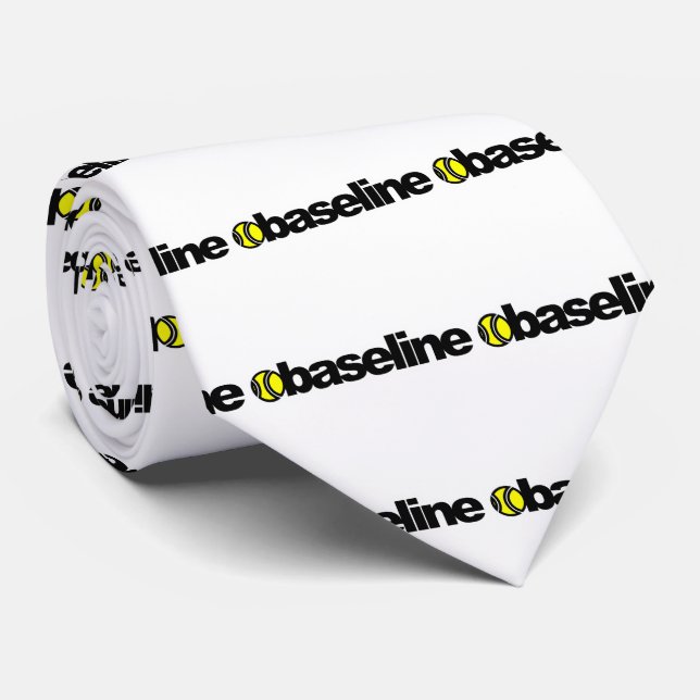 Basic Tennis Tie for men women and kids (Rolled)