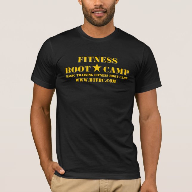 BASIC TRAINING FITNESS BOOT CAMP T-Shirt (Front)