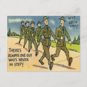 Basic Training Postcard