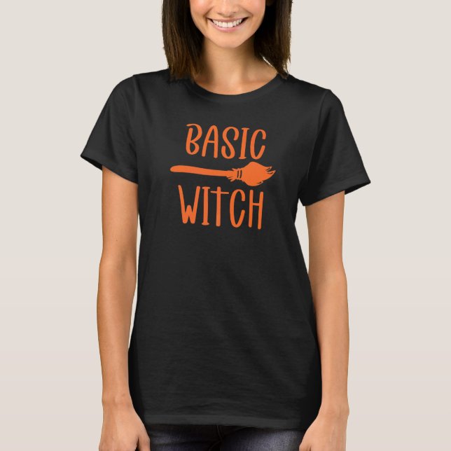 Basic Witch Broomstick T-Shirt (Front)