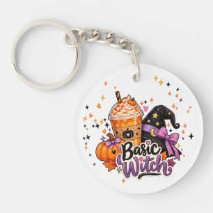 Basic Witch Cute Halloween Acrylic Keychain