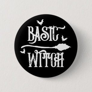 Basic Witch Energy, Halloween button