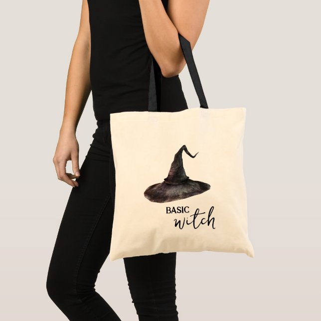 Basic Witch Hat Halloween  Tote Bag (Front (Product))