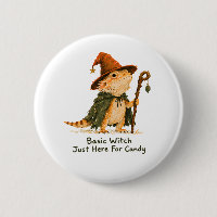 Basic Witch Just Here For Candy Bearded Dragon