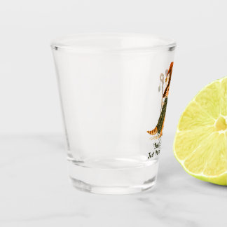 Basic Witch Just Here For Candy Bearded Dragon Shot Glass