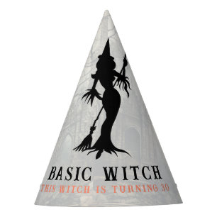 Basic Witch Modern Women Halloween  Party Hat