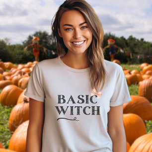 Basic Witch orange bow - cute coquette T-Shirt