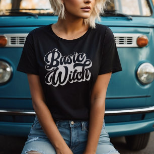 Basic Witch Retro Style T-Shirt