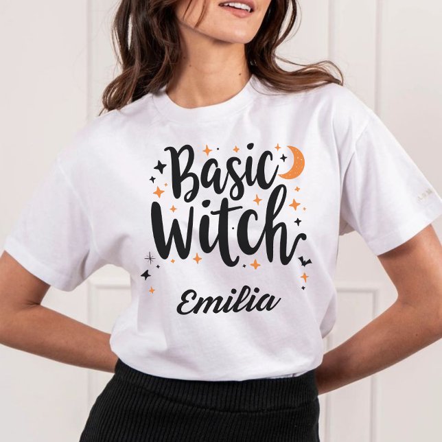 Basic Witch Sassy Custom Halloween Tshirt (Creator Uploaded)