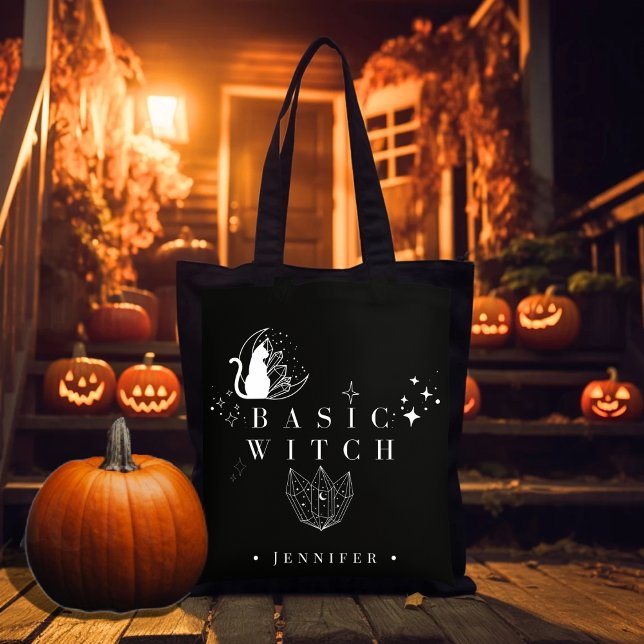 Basic Witch Womens Cute Halloween  Tote Bag (Creator Uploaded)