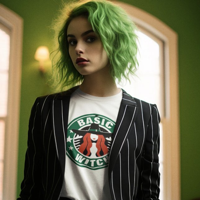 Basic Witch  Womens Halloween T-Shirt (Creator Uploaded)