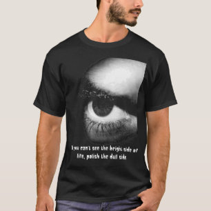 Basic with black and white print on the front T-Shirt