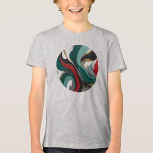 Basic Young Men's Shirt Art Expression-3
