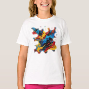Basic Young Women's Shirt Art Expression