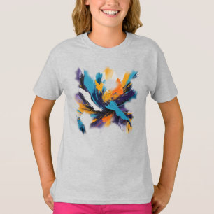 Basic Young Women's Shirt Art Expression-2