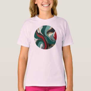 Basic Young Women's Shirt Art Expression-3