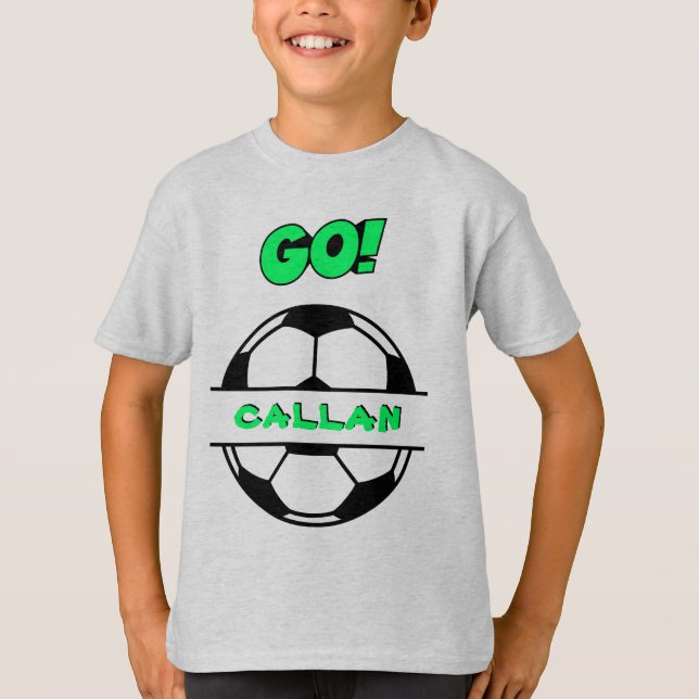 Basic Youth boys Soccer T-shirt (Front)