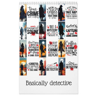 Basically detective calendar