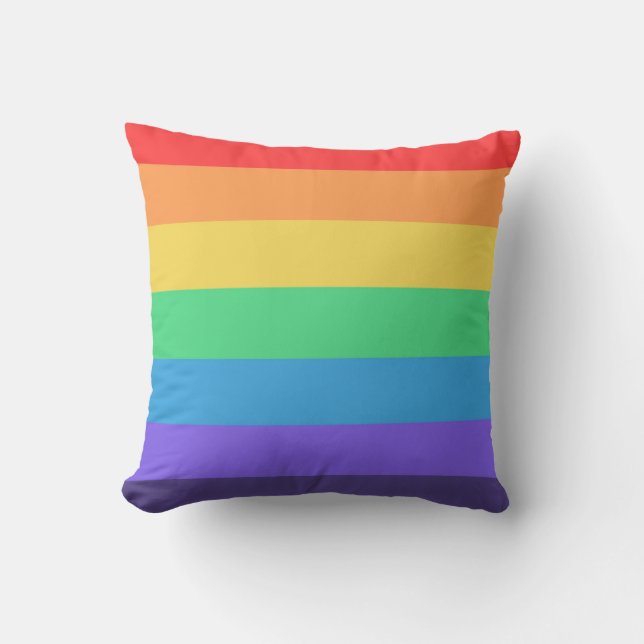Basically Rainbow  Cushion (Front)