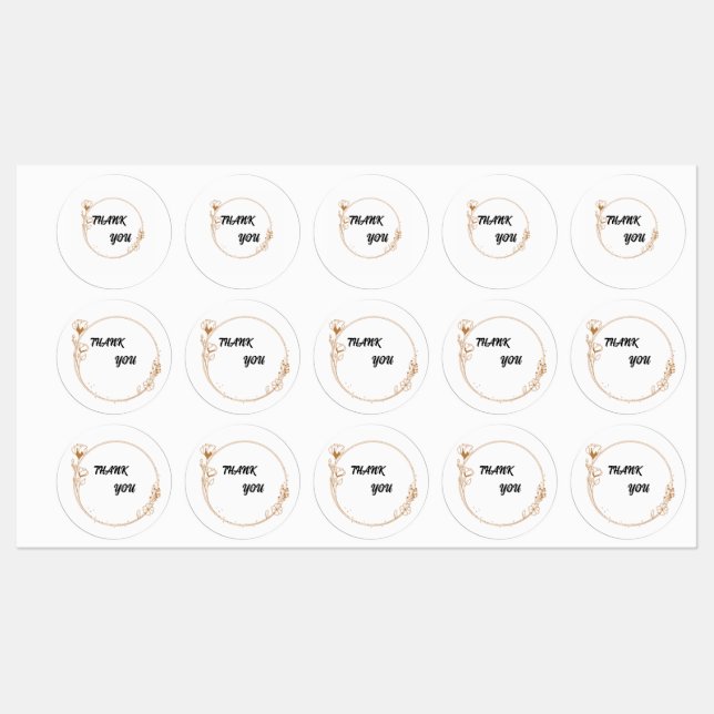  Basics Thank You Cards (Sheet)