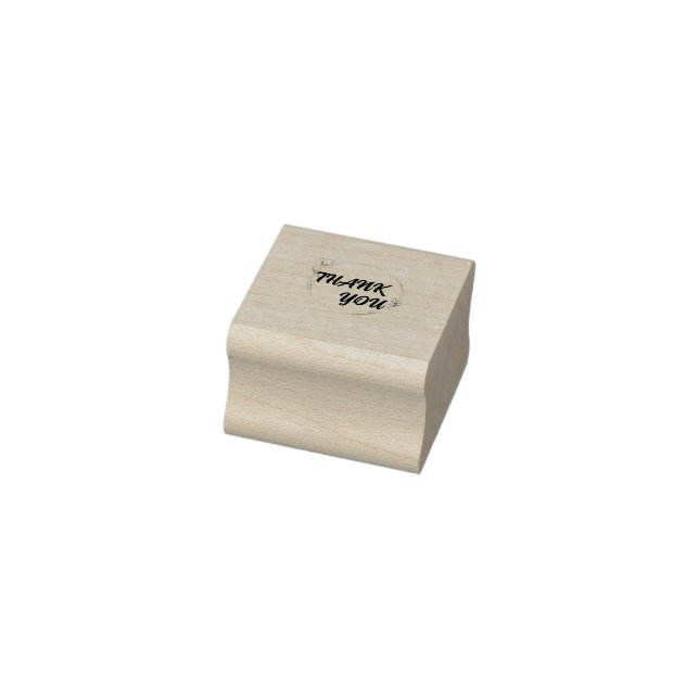  Basics Thank You Cards Rubber Stamp (Stamp)