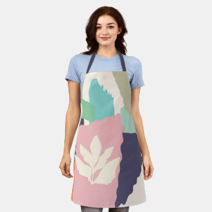 Basil Abstract Artistic Modern Colour Blocks   Apron