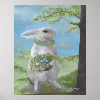 Basil Bunny - Print