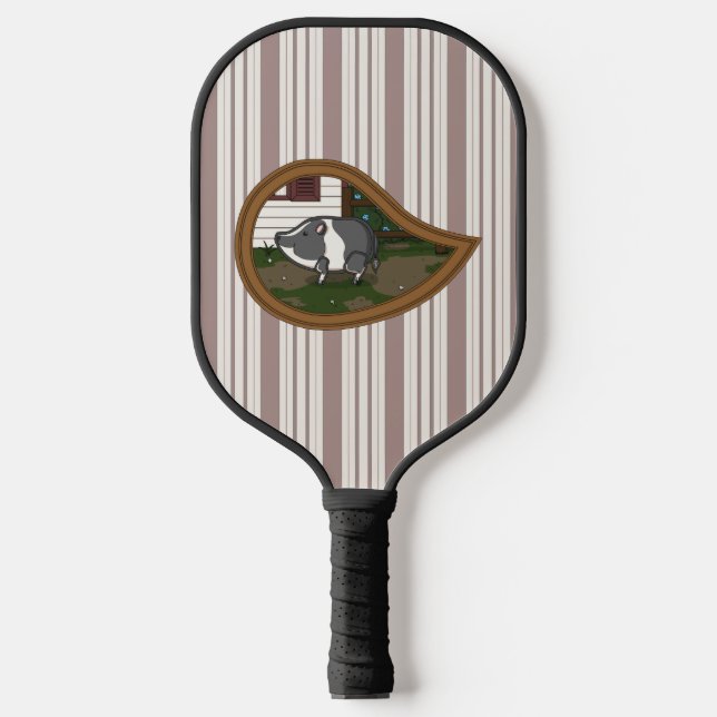 Basil the Pig Pickleball Paddle (Front)
