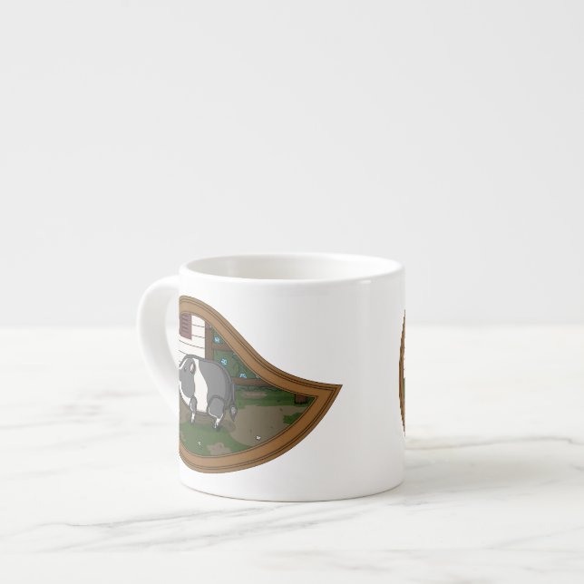 Basil the Pig Speciality Mug (Front Left)