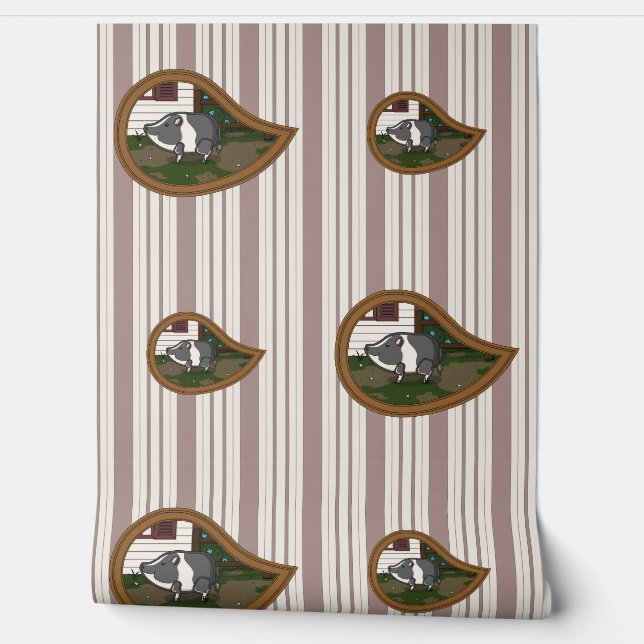 Basil the Pig Wallpaper (Unrolling)