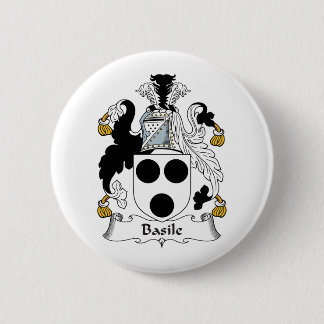 Basile Family Crest 6 Cm Round Badge