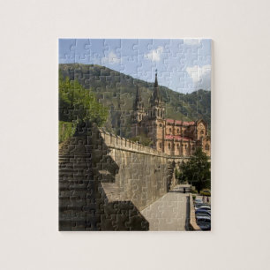 Basilica de Covadonga, northwestern Spain. Jigsaw Puzzle