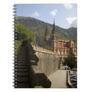 Basilica de Covadonga, northwestern Spain. Spiral Notebook