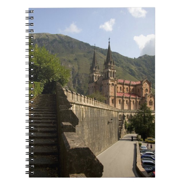 Basilica de Covadonga, northwestern Spain. Spiral Notebook (Front)