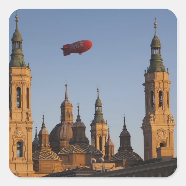 Basilica de Nuestra Senora de Pilar Square Sticker (Front)