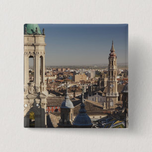 Basilica de Nuestra Senora del Pilar 15 Cm Square Badge