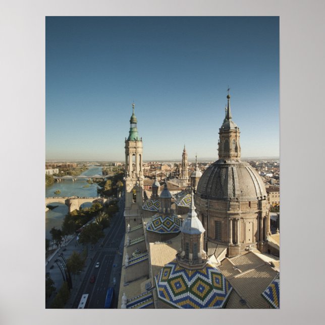 Basilica de Nuestra Senora del Pilar Poster (Front)
