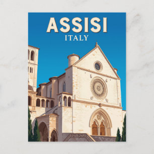 Basilica di San Francesco Italy Postcard