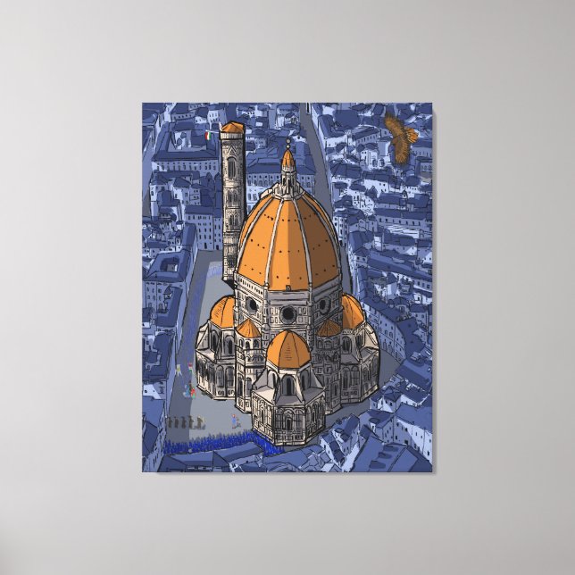 Basilica di San Lorenzo Florence Italy Canvas Print (Front)