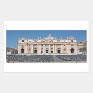 Basilica di San Pietro, Vatican City, Rome, Italy Rectangular Sticker