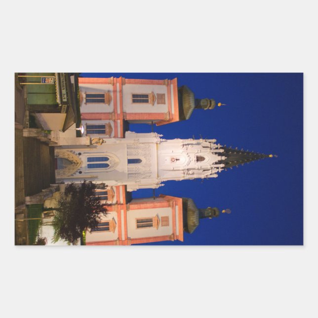 Basilica In Mariazell Rectangular Sticker (Front)